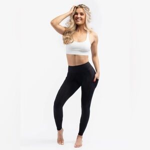 Sweetflexx resistance band leggings 4 band black size 8